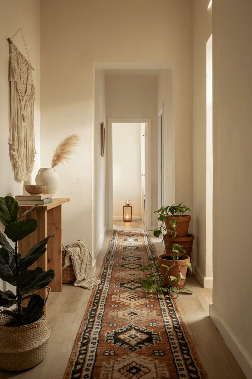 Bohemian Hallway Decor – home decor idea
