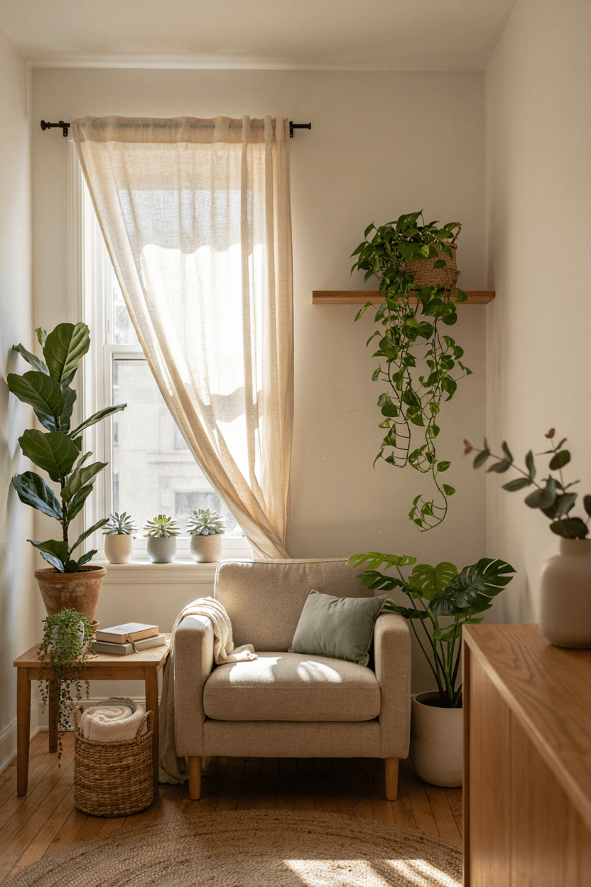 Apartment with Indoor Plants – home decor idea