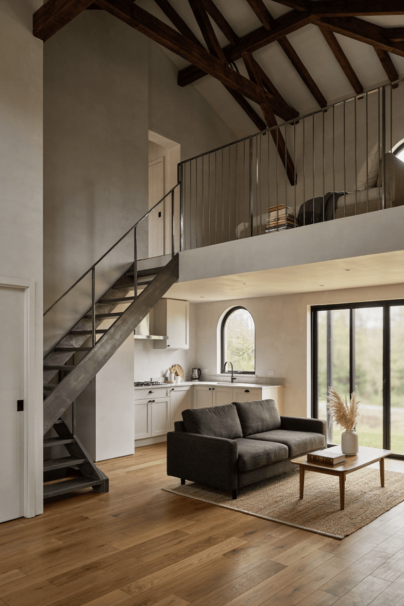 Barndominium with Loft – home decor idea