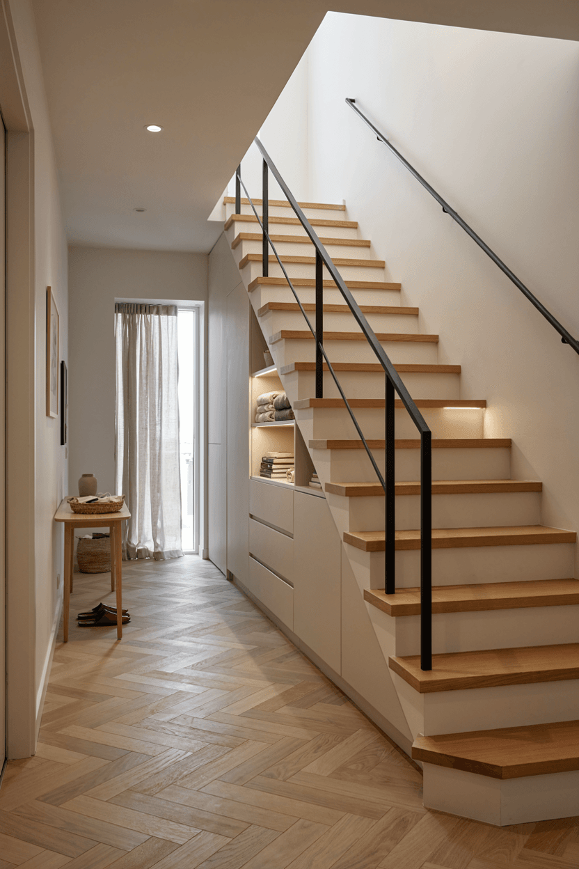 Staircase with Storage – home decor idea