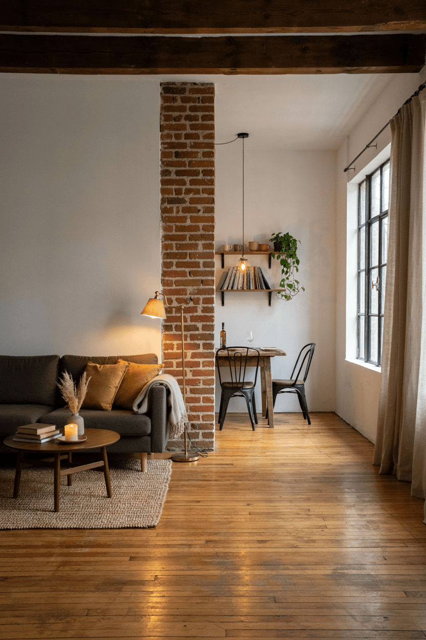 Brick Wall Room Divider – home decor idea