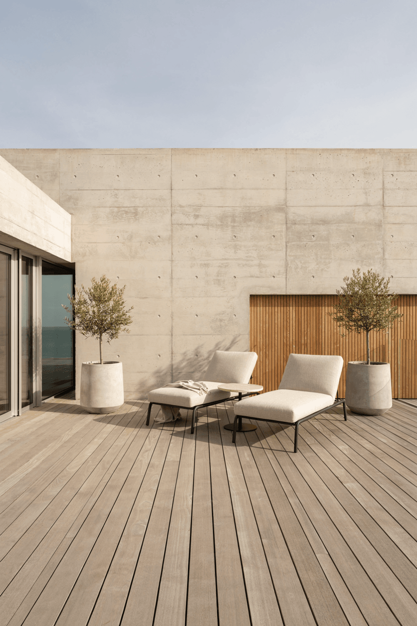 Minimalist Deck Design – home decor idea