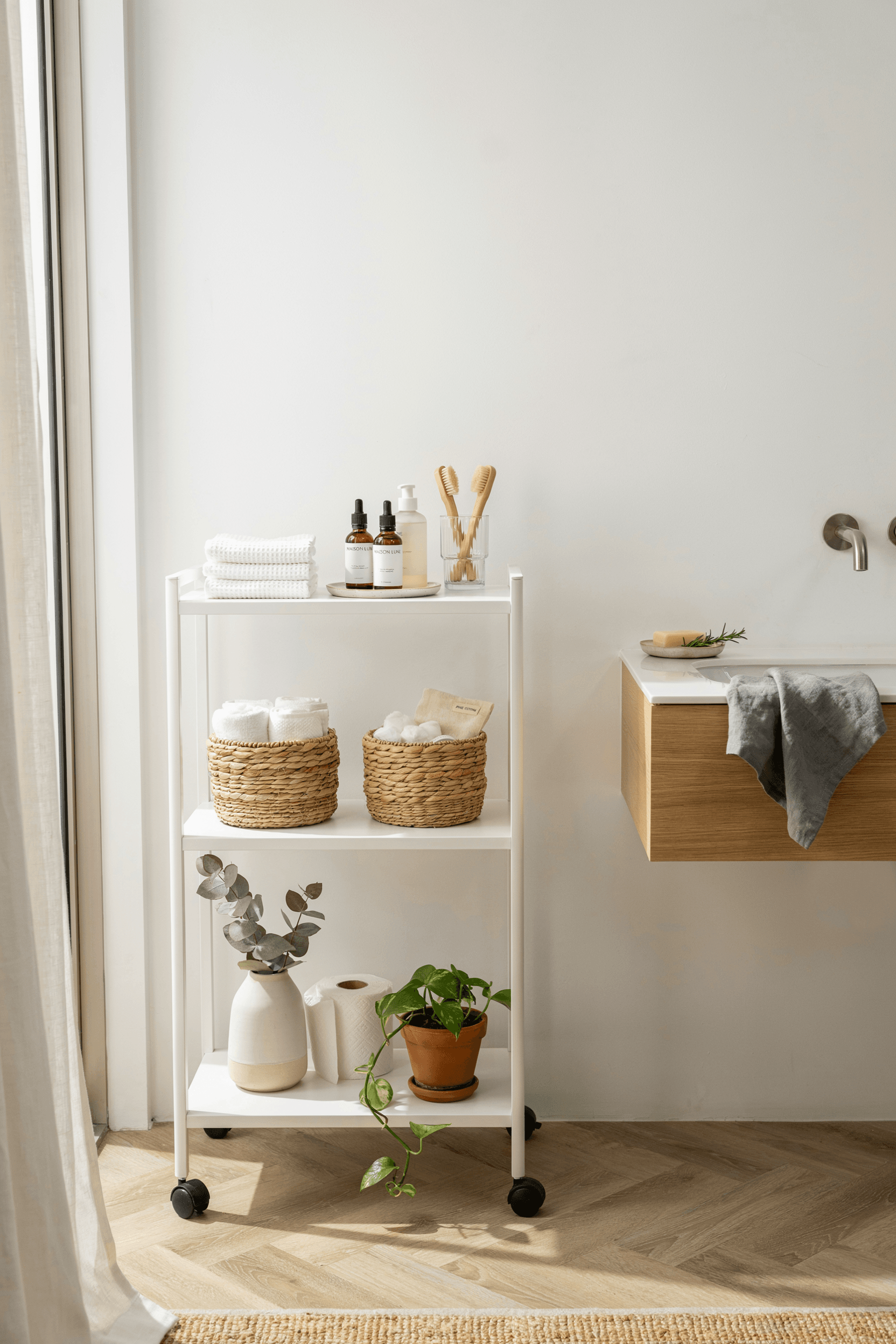 Rolling Storage Cart – home decor idea