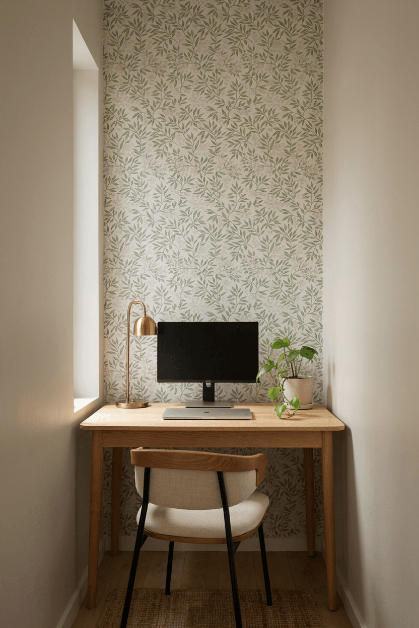 Wallpaper Accent Wall – home decor idea