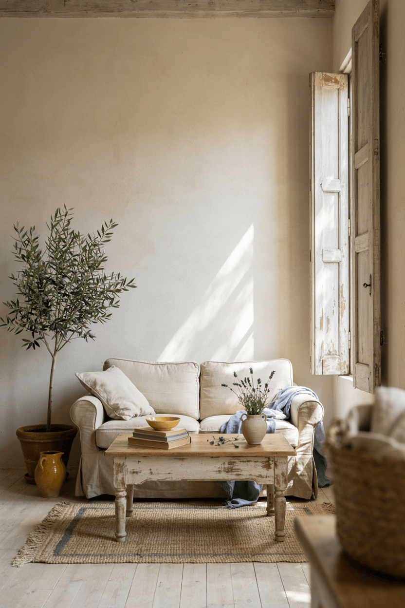 Provence-Inspired Living Room – home decor idea