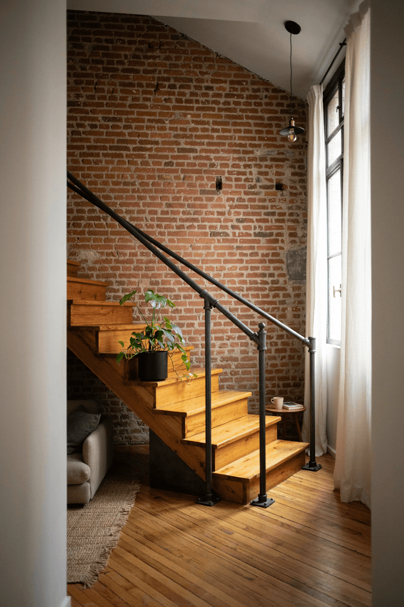 Industrial Pipe Railings – home decor idea