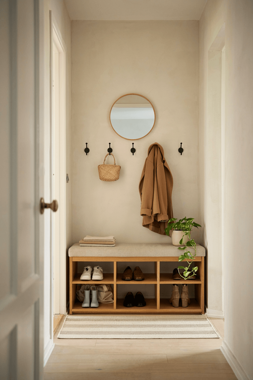 Shoe Rack with Bench – home decor idea