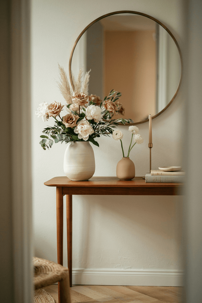 Floral and Vase Arrangement – home decor idea