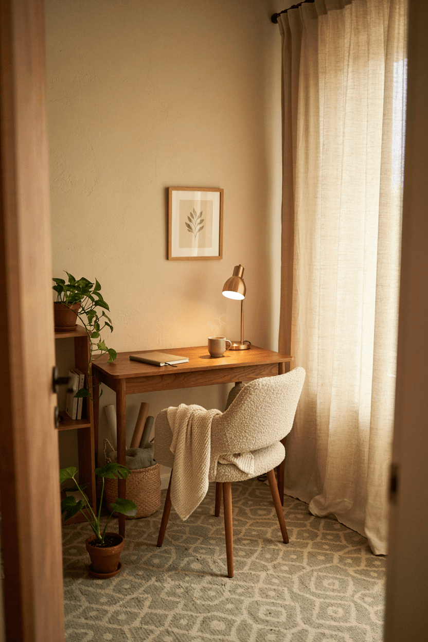 Cozy Home Office Setup – home decor idea