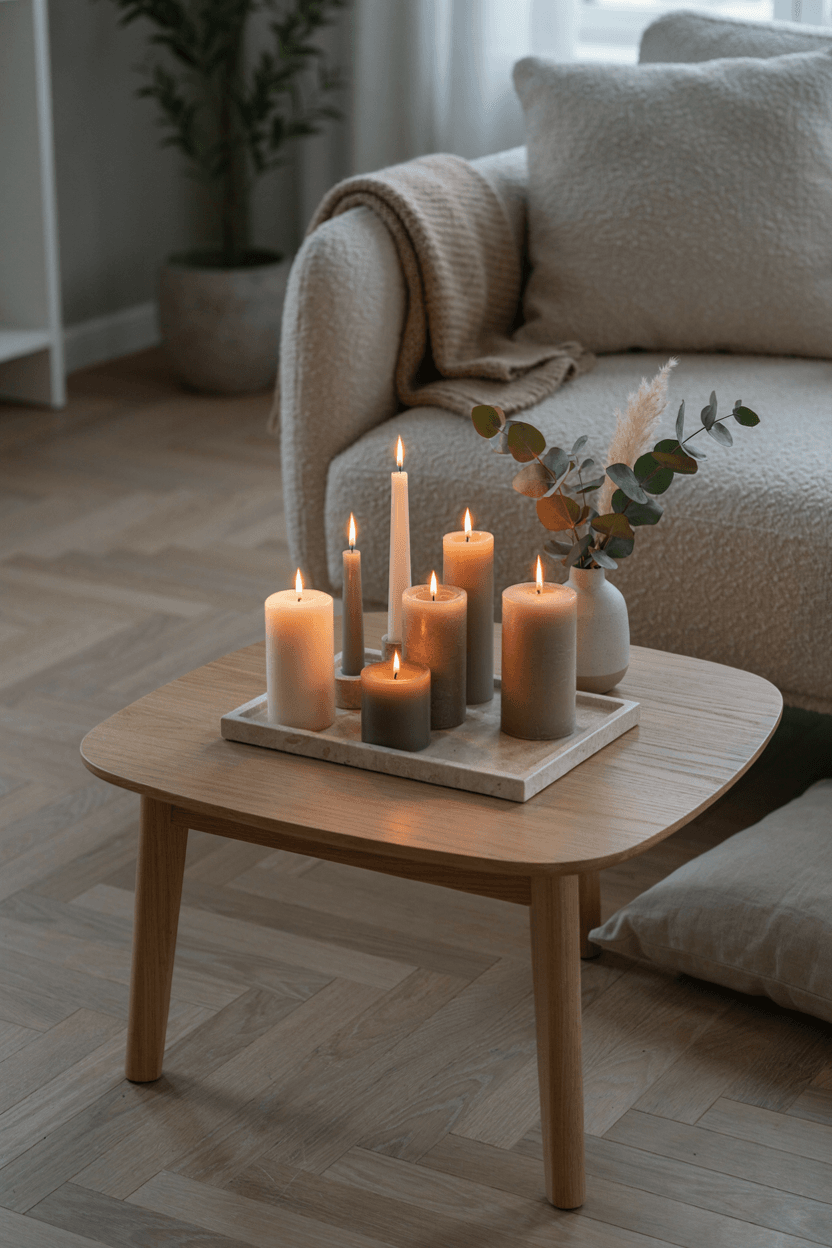 Use Candles for Ambiance – home decor idea