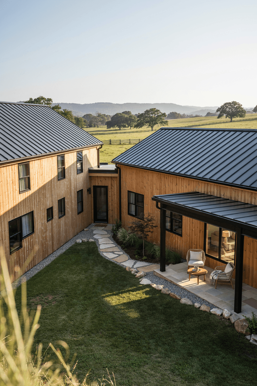 L-Shaped Barndominium – home decor idea