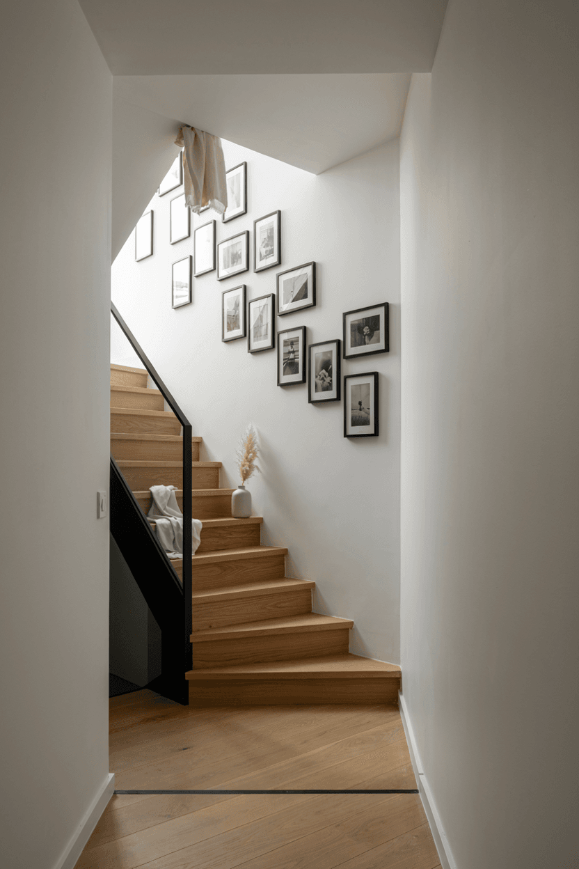Monochrome Photo Wall – home decor idea