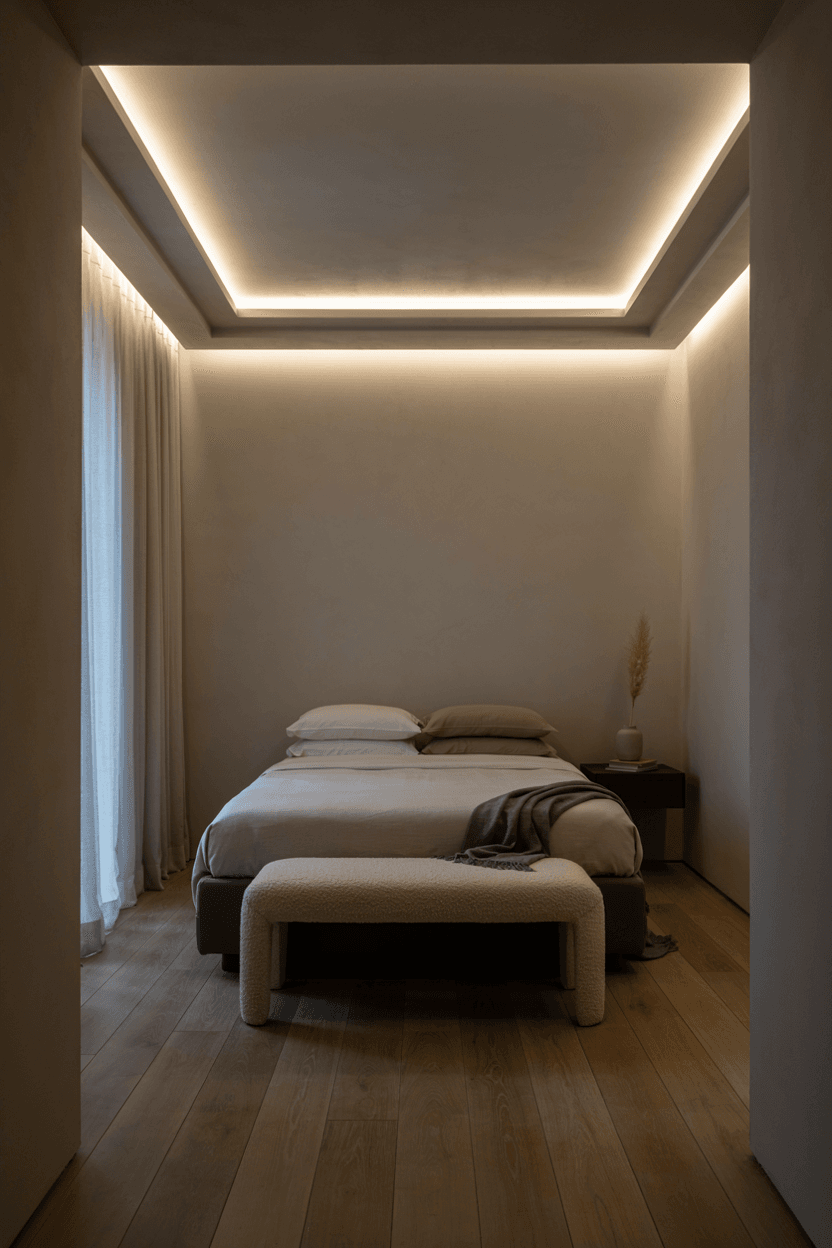 LED Strip Bedroom Ceiling – home decor idea