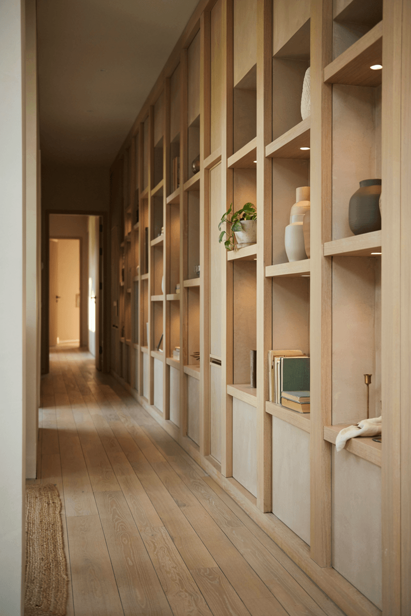 Recessed Wall Shelves – home decor idea