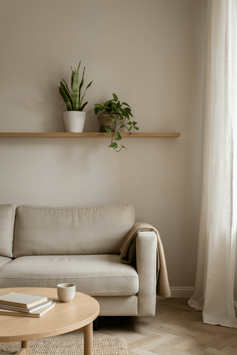 Scandinavian Plant Shelf – home decor idea