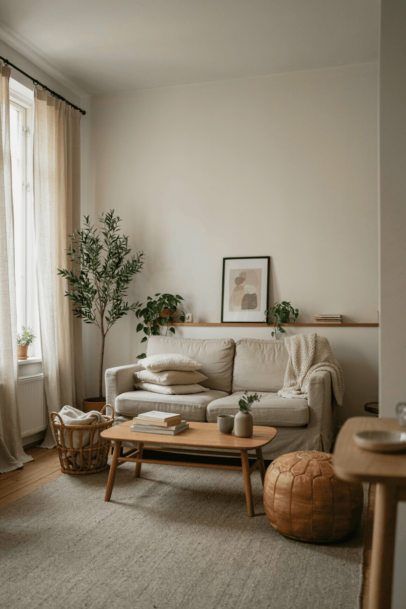 Neutral Apartment Aesthetic – home decor idea