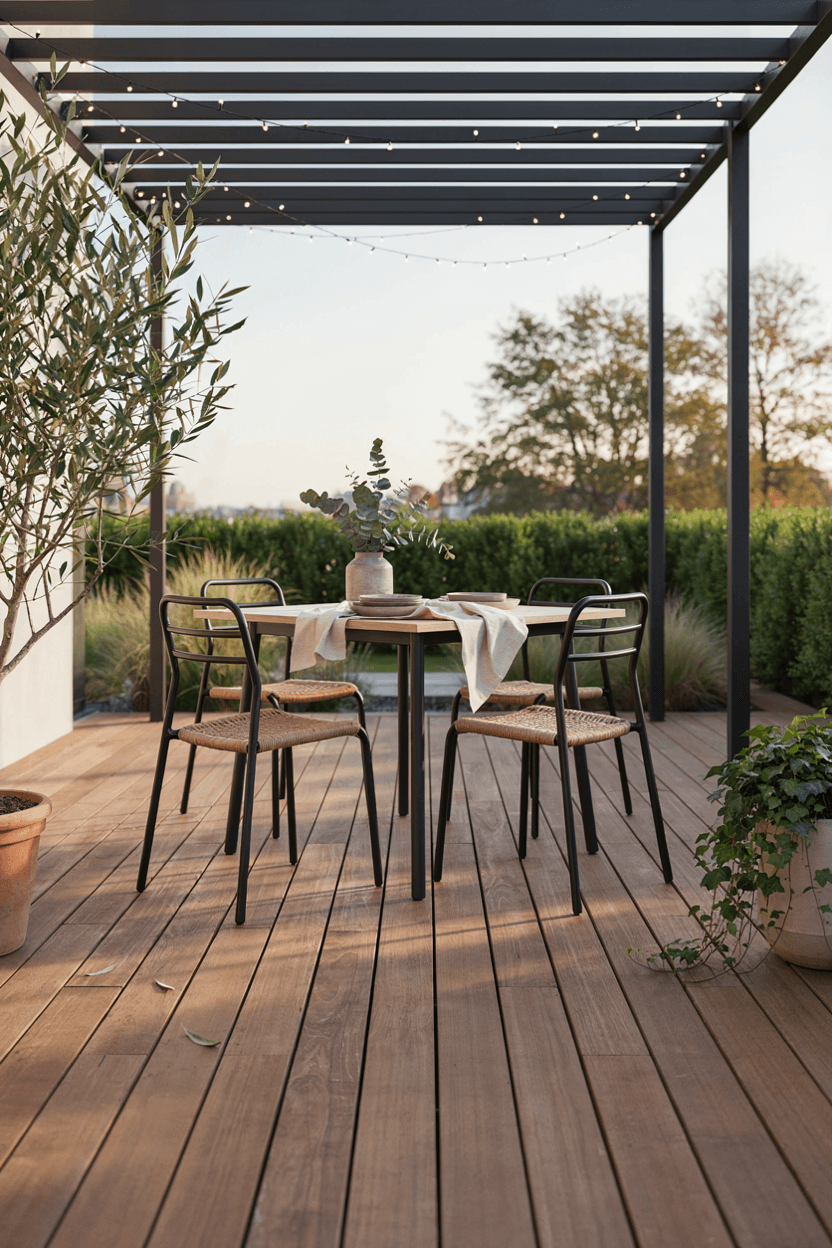 Outdoor Dining Deck Design – home decor idea