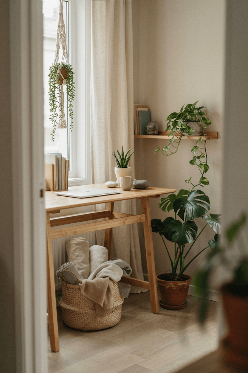 Biophilic Work Setup – home decor idea