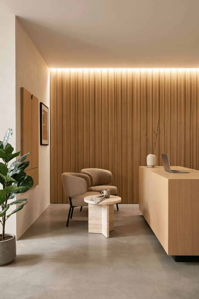 Modern Office Reception Design – home decor idea
