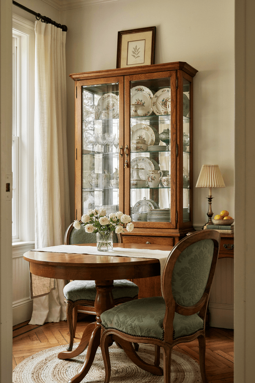 Heirloom China Display – home decor idea