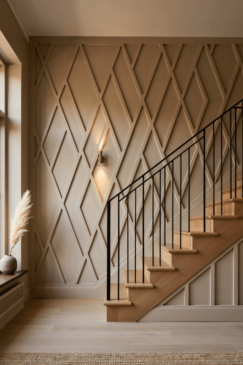 Geometric Wall Design – home decor idea