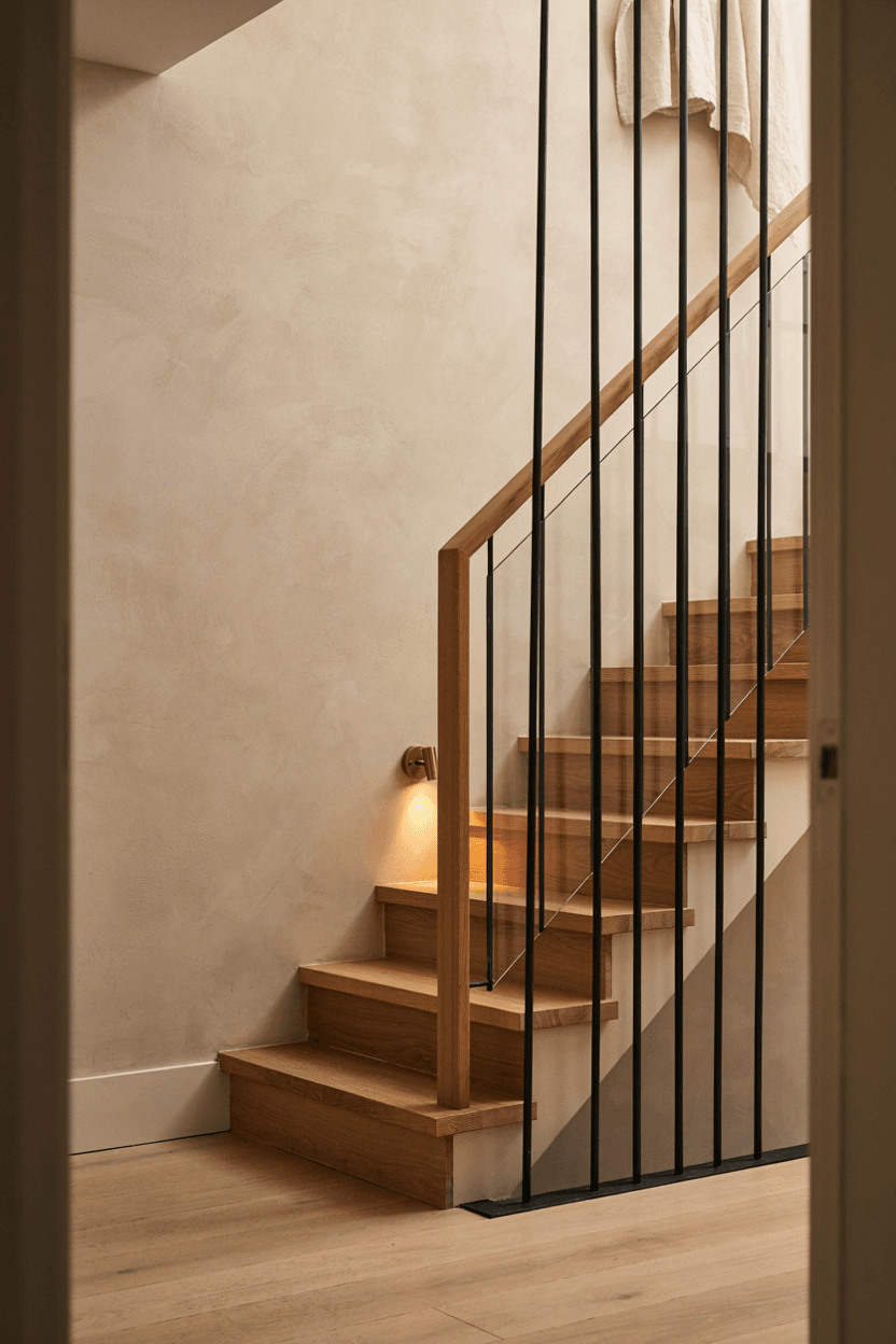 Mixed Material Railings – home decor idea