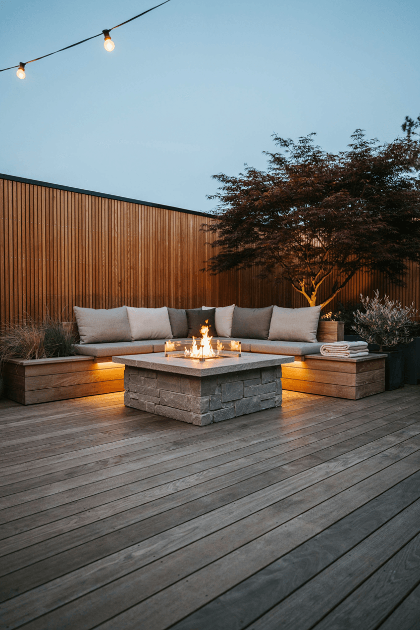 Fire Pit Deck Design – home decor idea