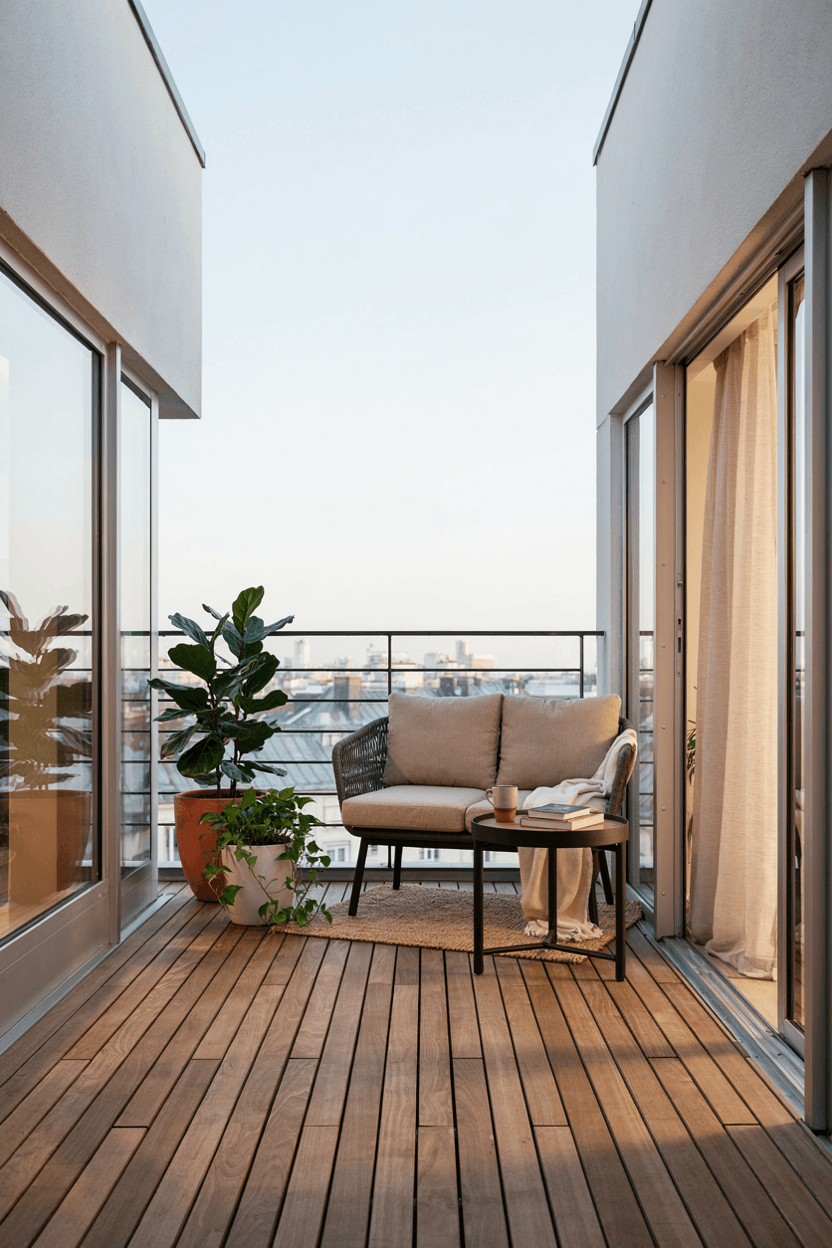 Wooden Deck Balcony Decor – home decor idea