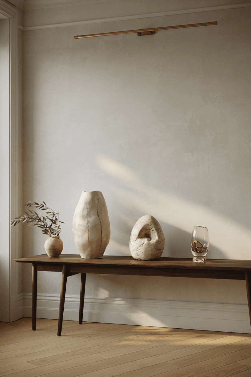 Sculptural Object Display – home decor idea