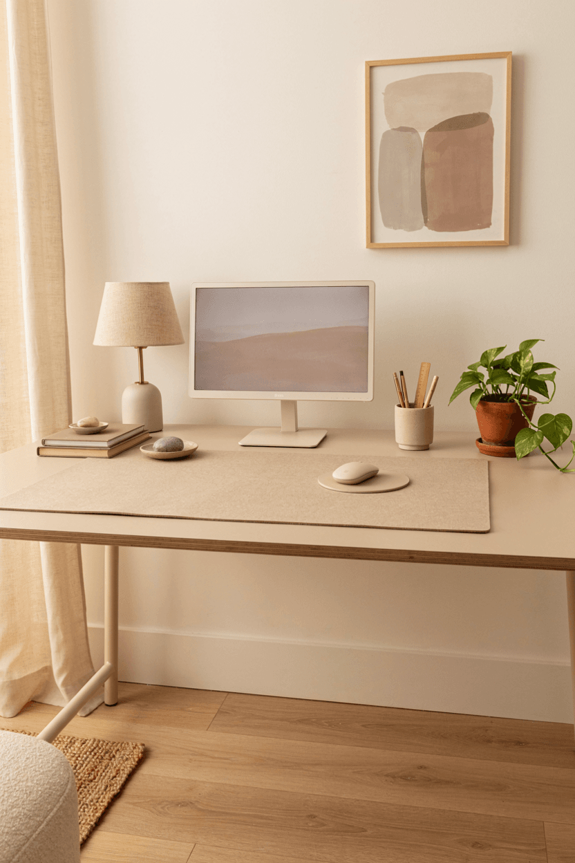 Aesthetic Desk Setup – home decor idea