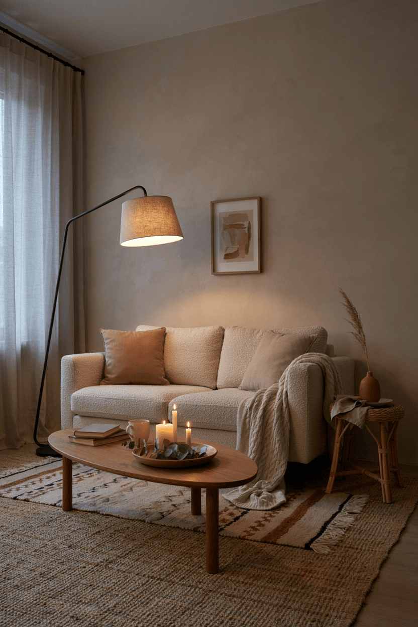 Cozy Apartment Living Room – home decor idea