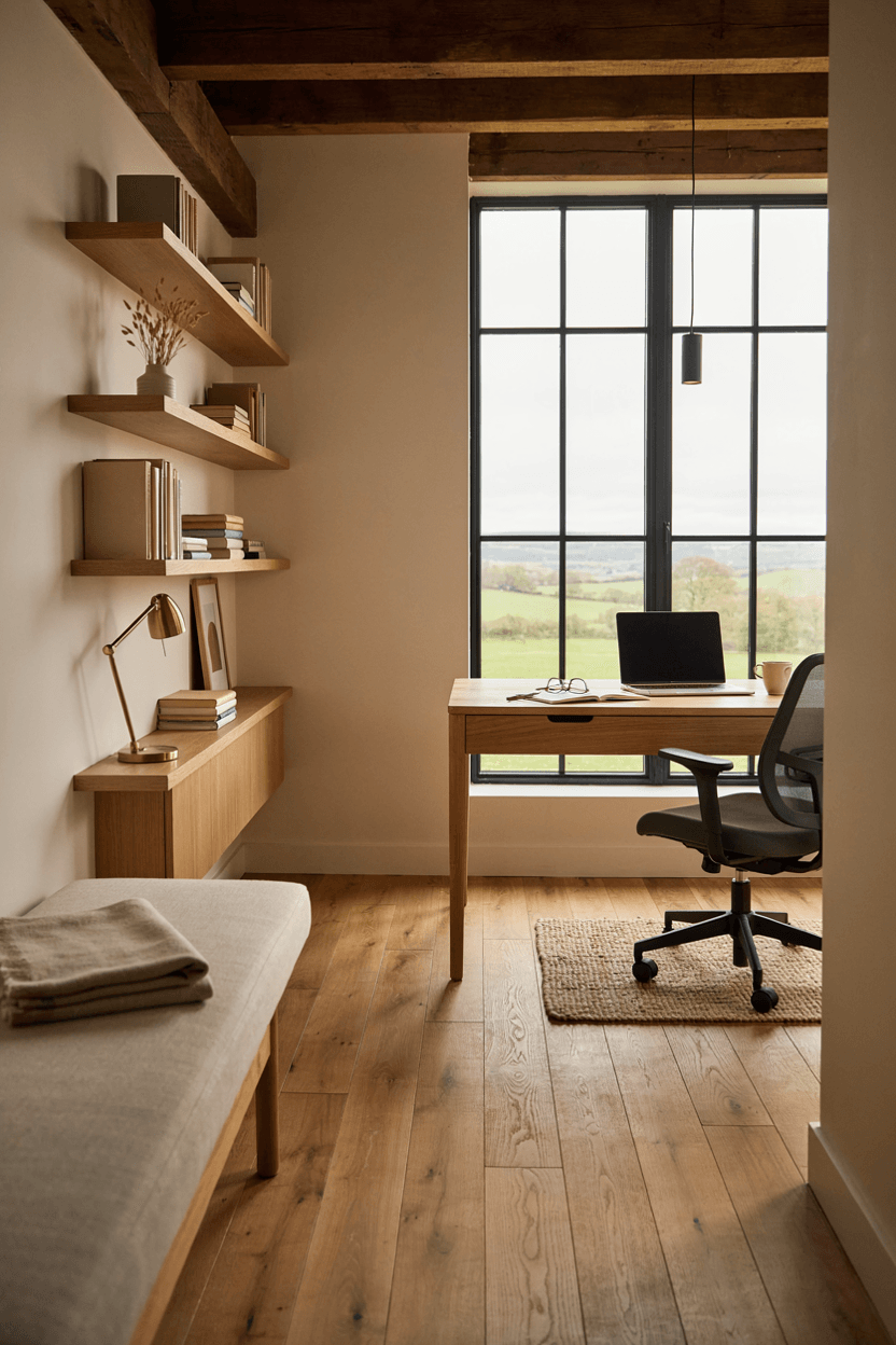 Barndominium with Home Office – home decor idea