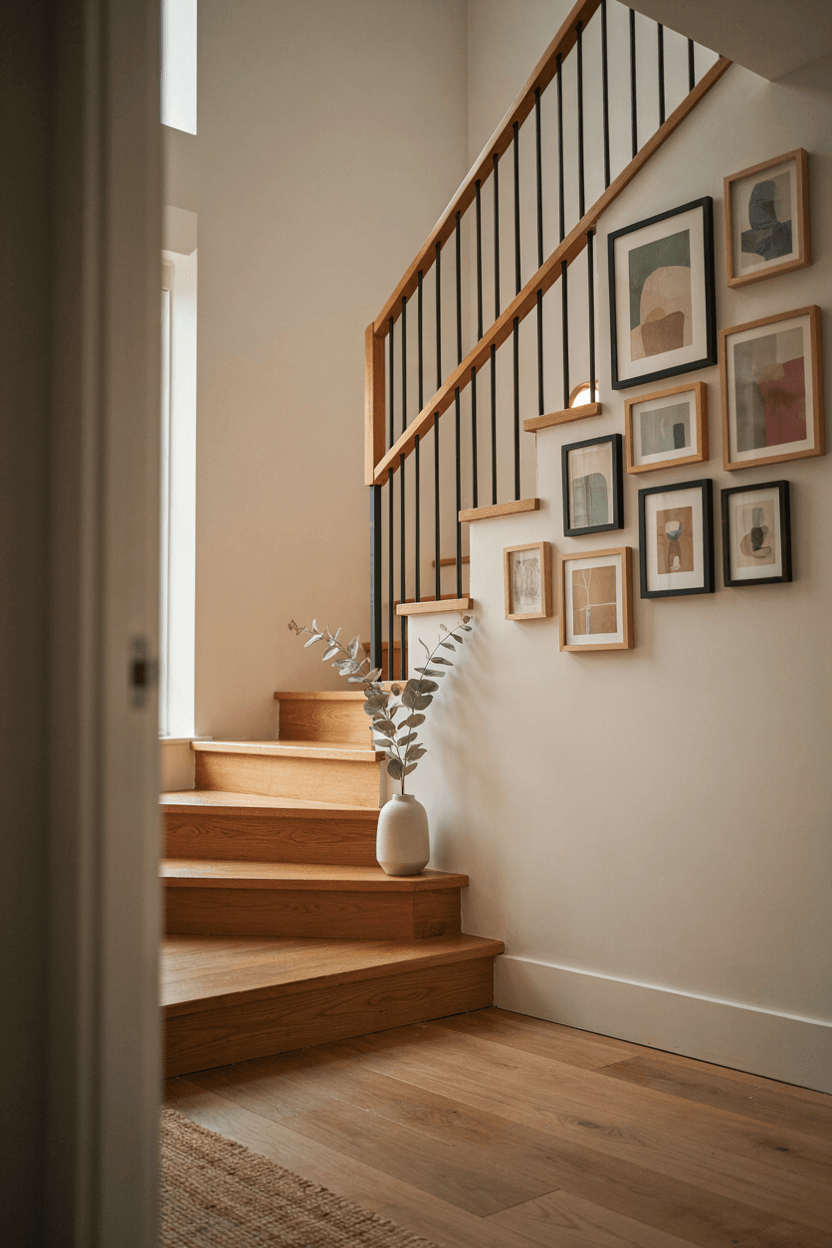 Staircase with Gallery Wall – home decor idea