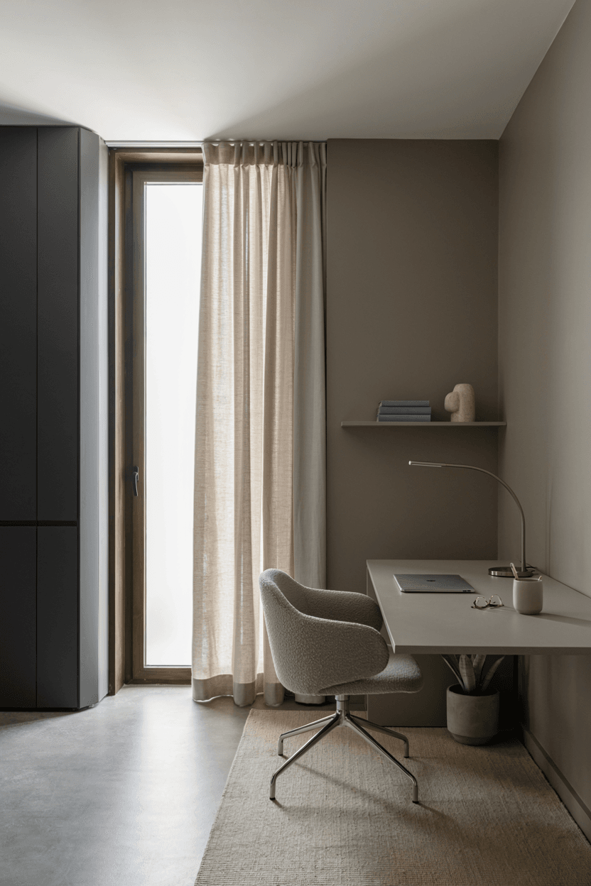 Monochrome Modern Office – home decor idea