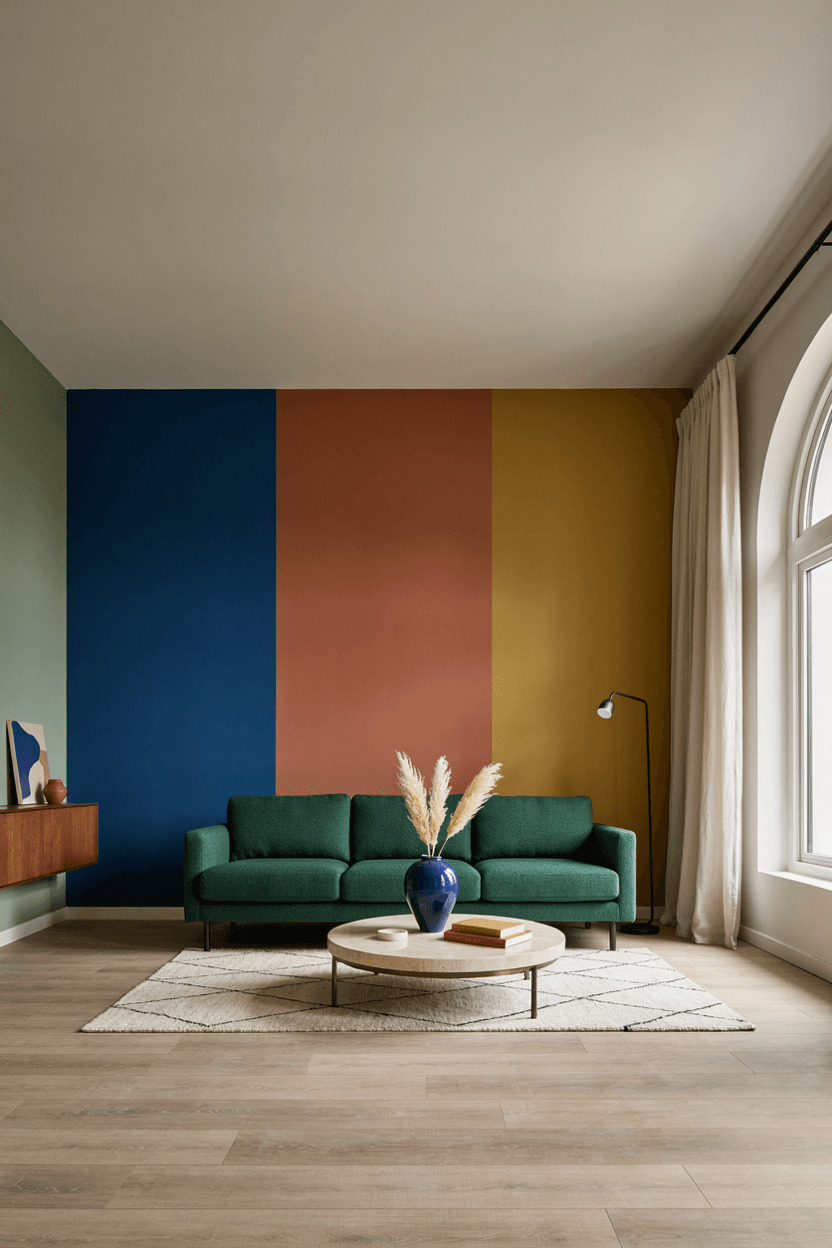 Color-Blocked Interior – home decor idea