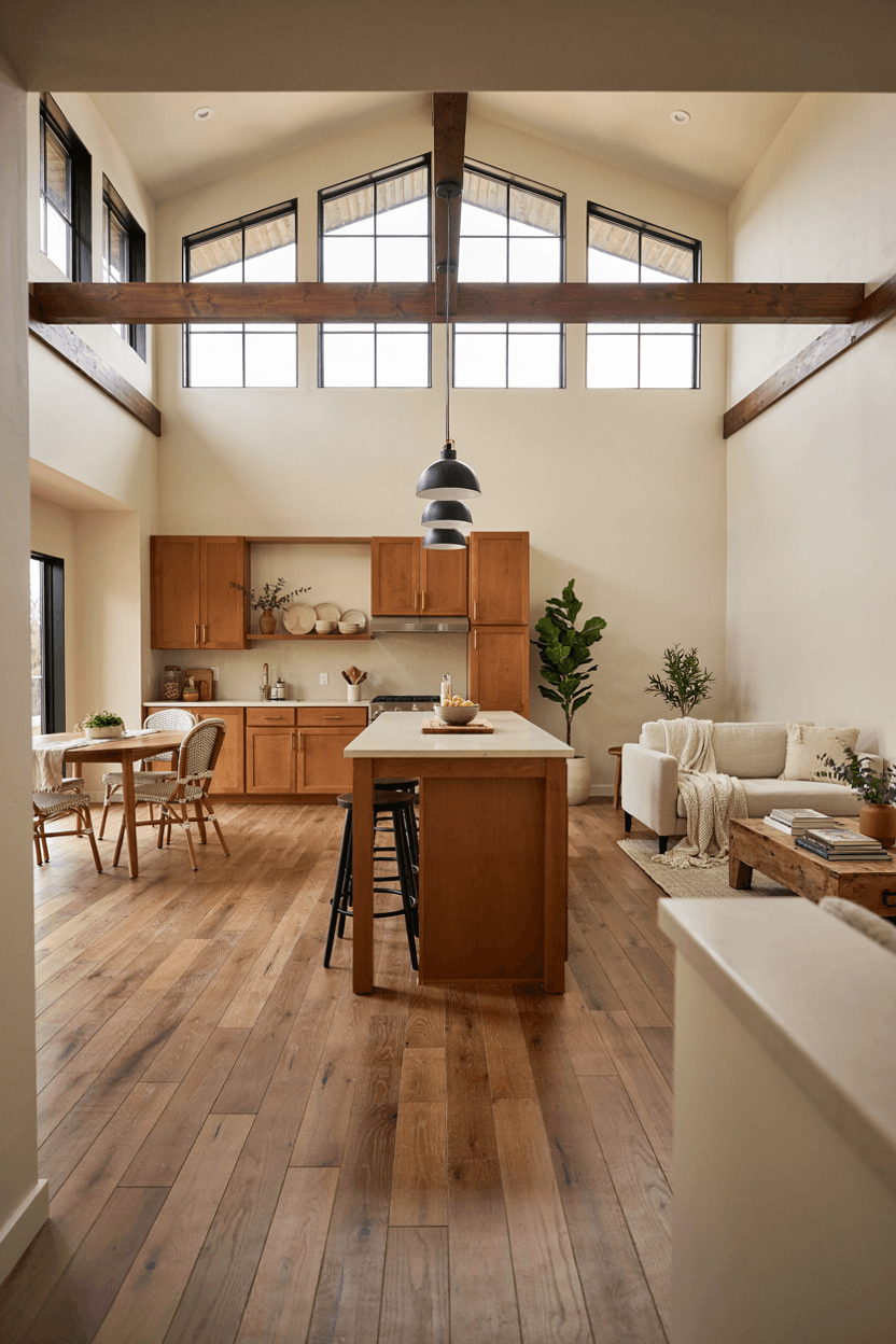 Barndominium with Open Kitchen – home decor idea