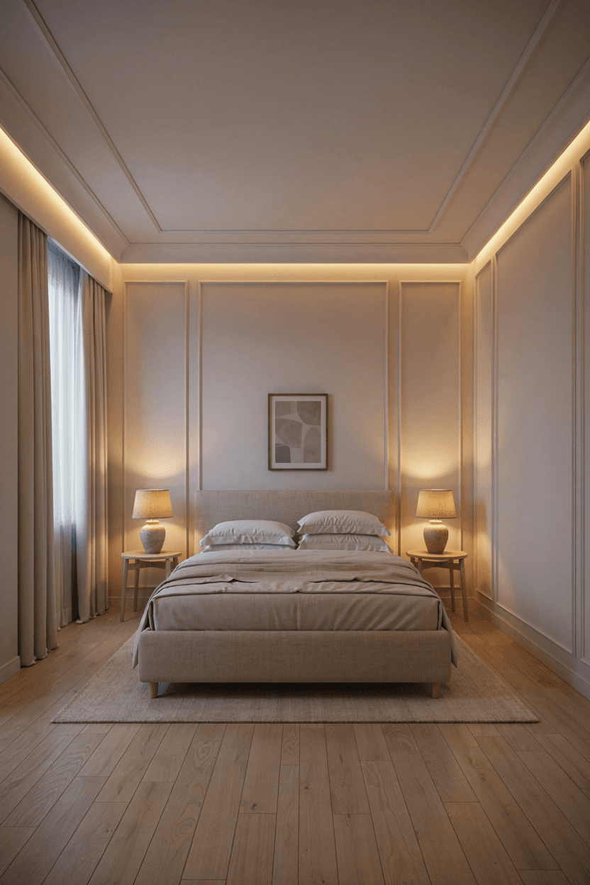 Tray Bedroom Ceiling – home decor idea