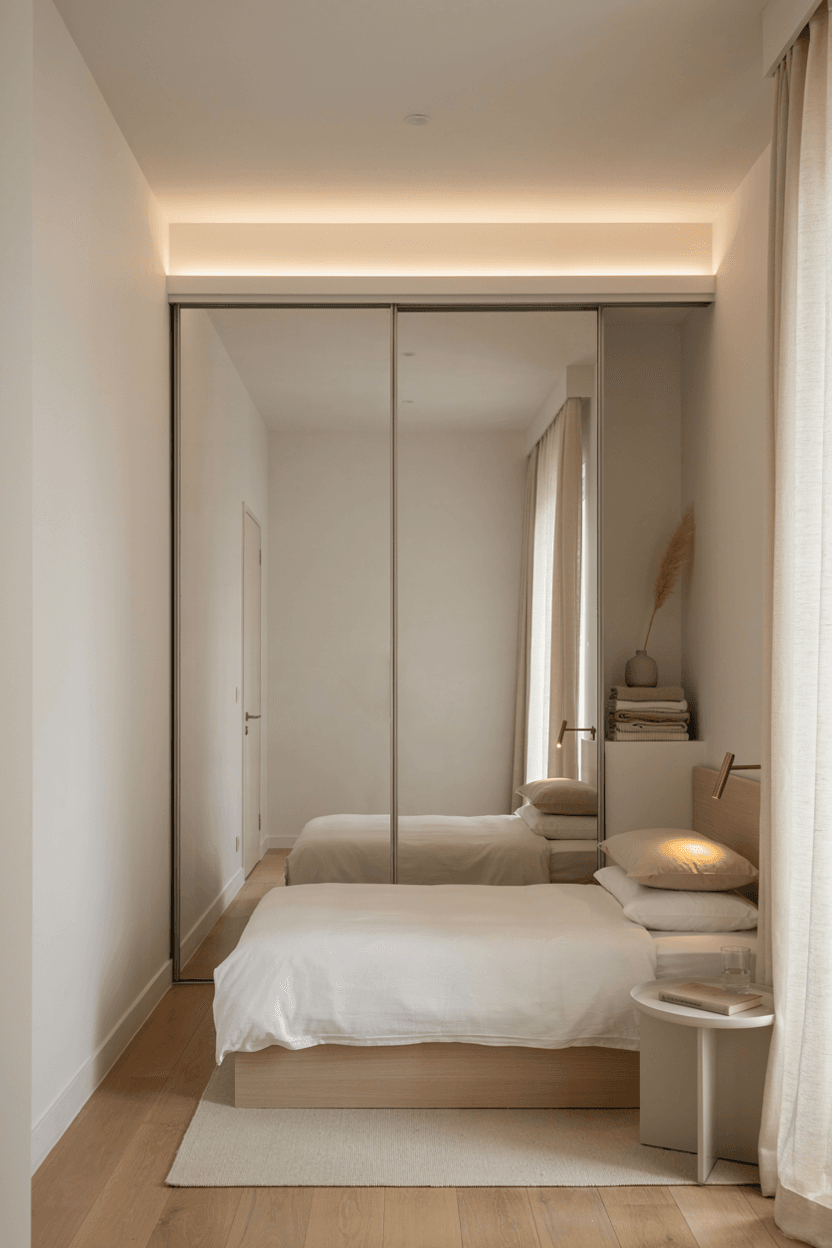 Mirrored Sliding Wardrobe Door – home decor idea