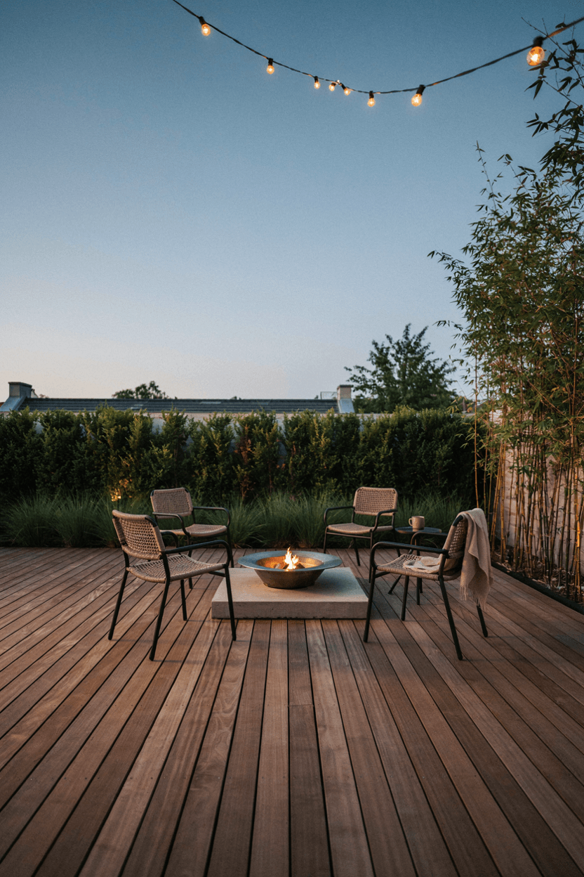 Fire Pit Deck Design – home decor idea