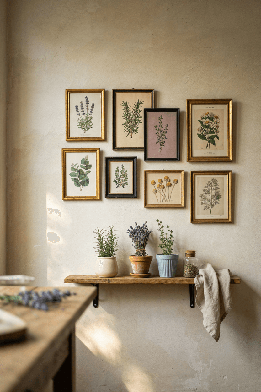 Botanical and Herb Garden Prints – home decor idea