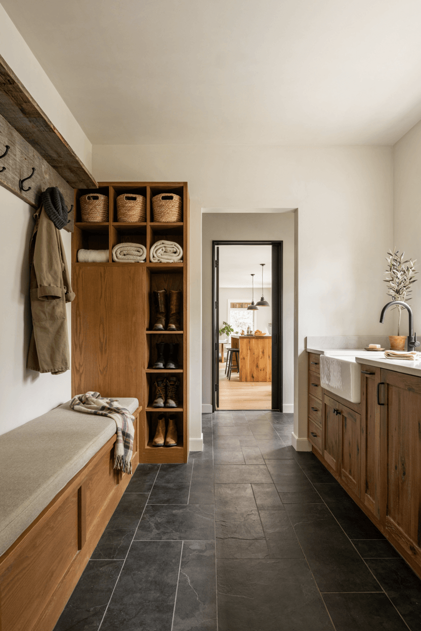 Barndominium with Mudroom – home decor idea