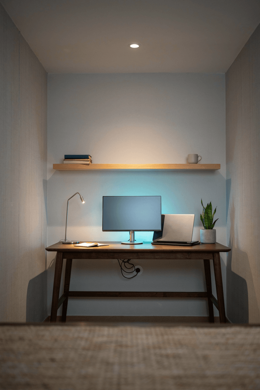 Smart Lighting Setup – home decor idea