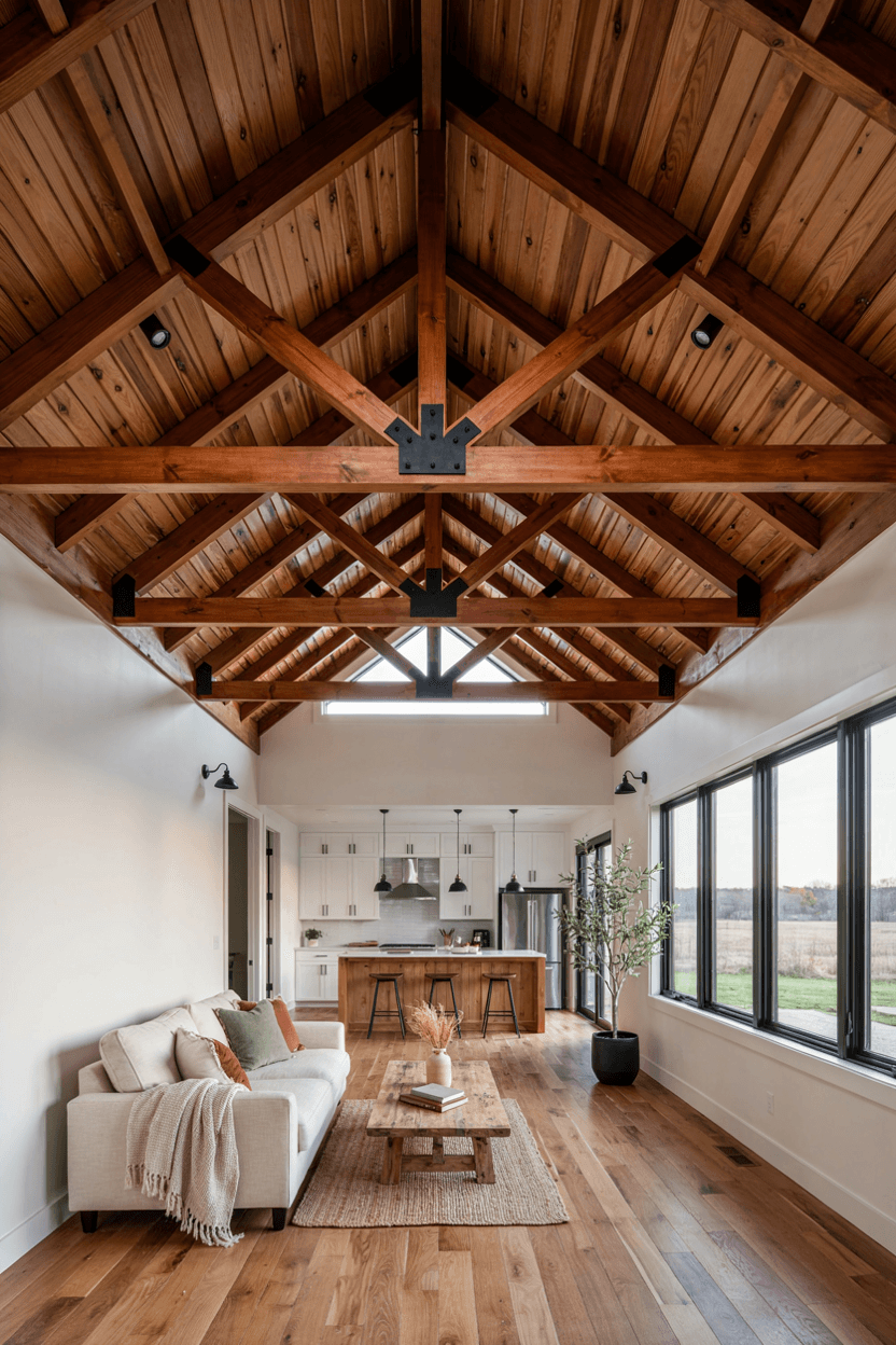 Barndominium with Vaulted Ceilings – home decor idea
