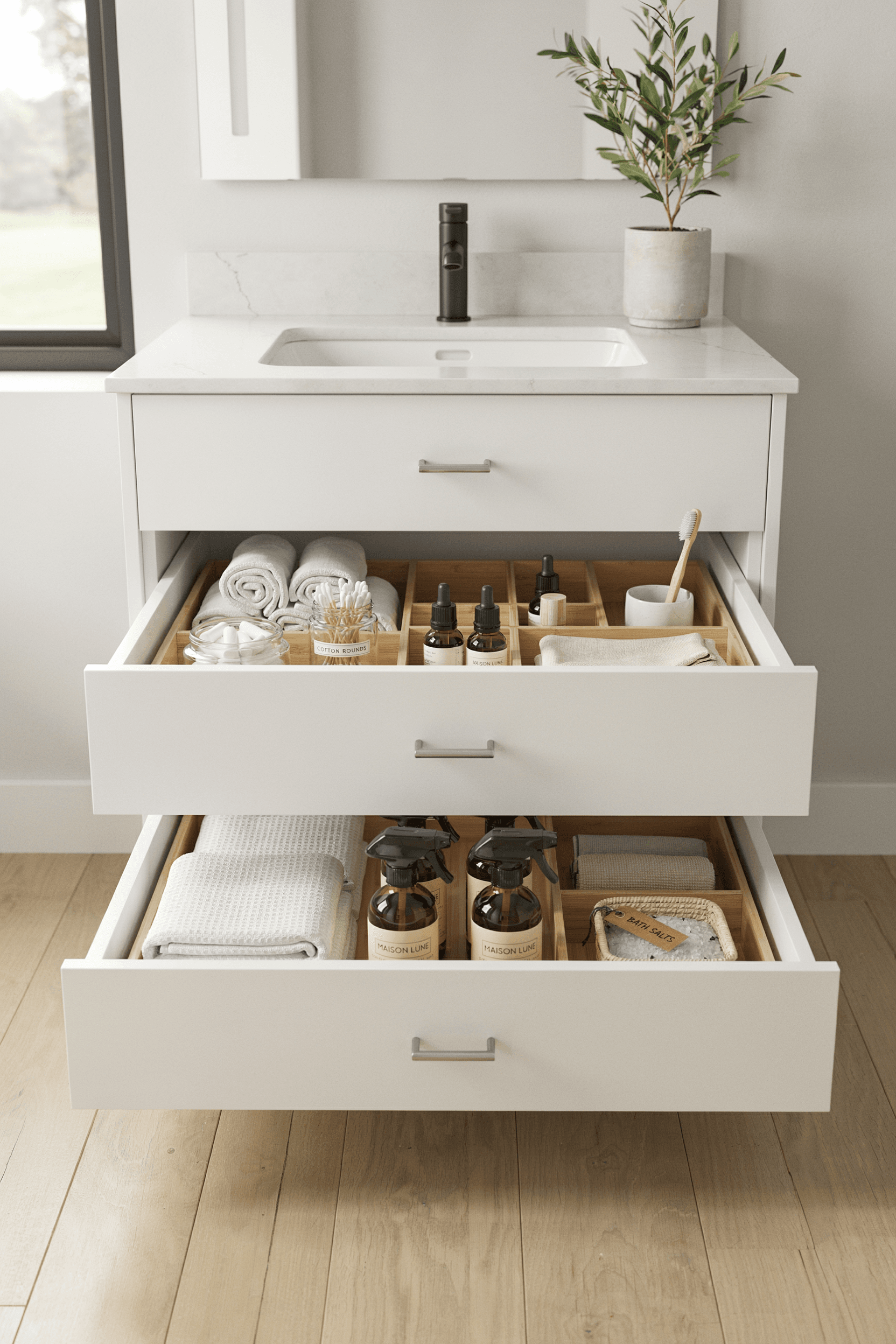 Under-Sink Pull-Out Drawers – home decor idea