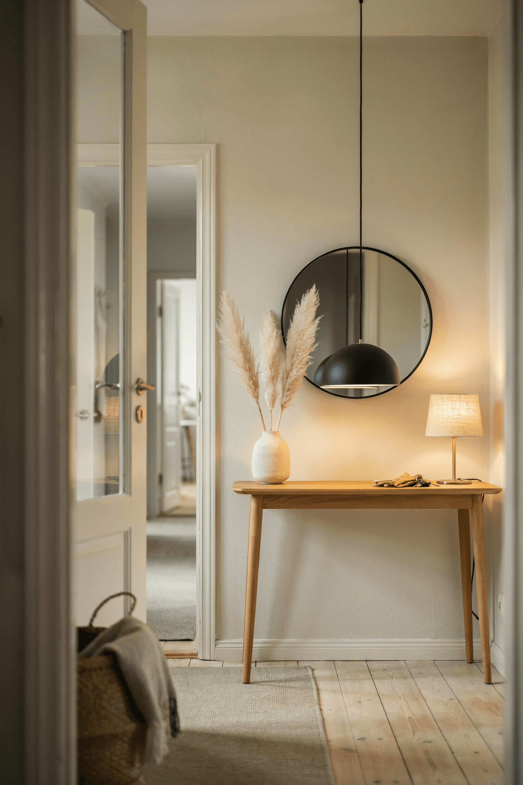 Foyer with Pendant Lighting – home decor idea