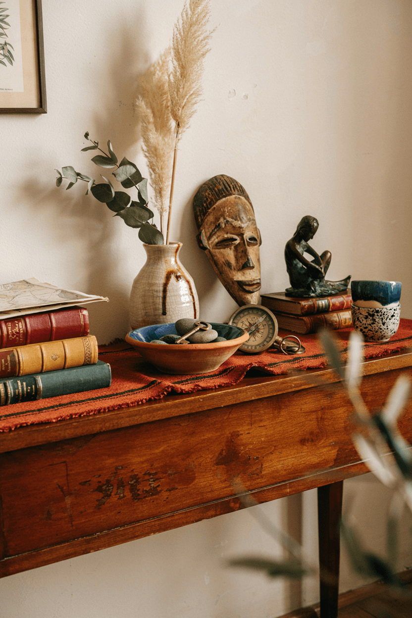 Eclectic Collector’s Display – home decor idea