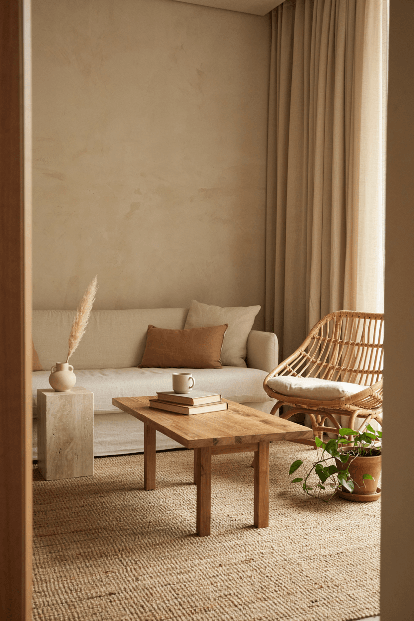 Sustainable and Natural Materials – home decor idea