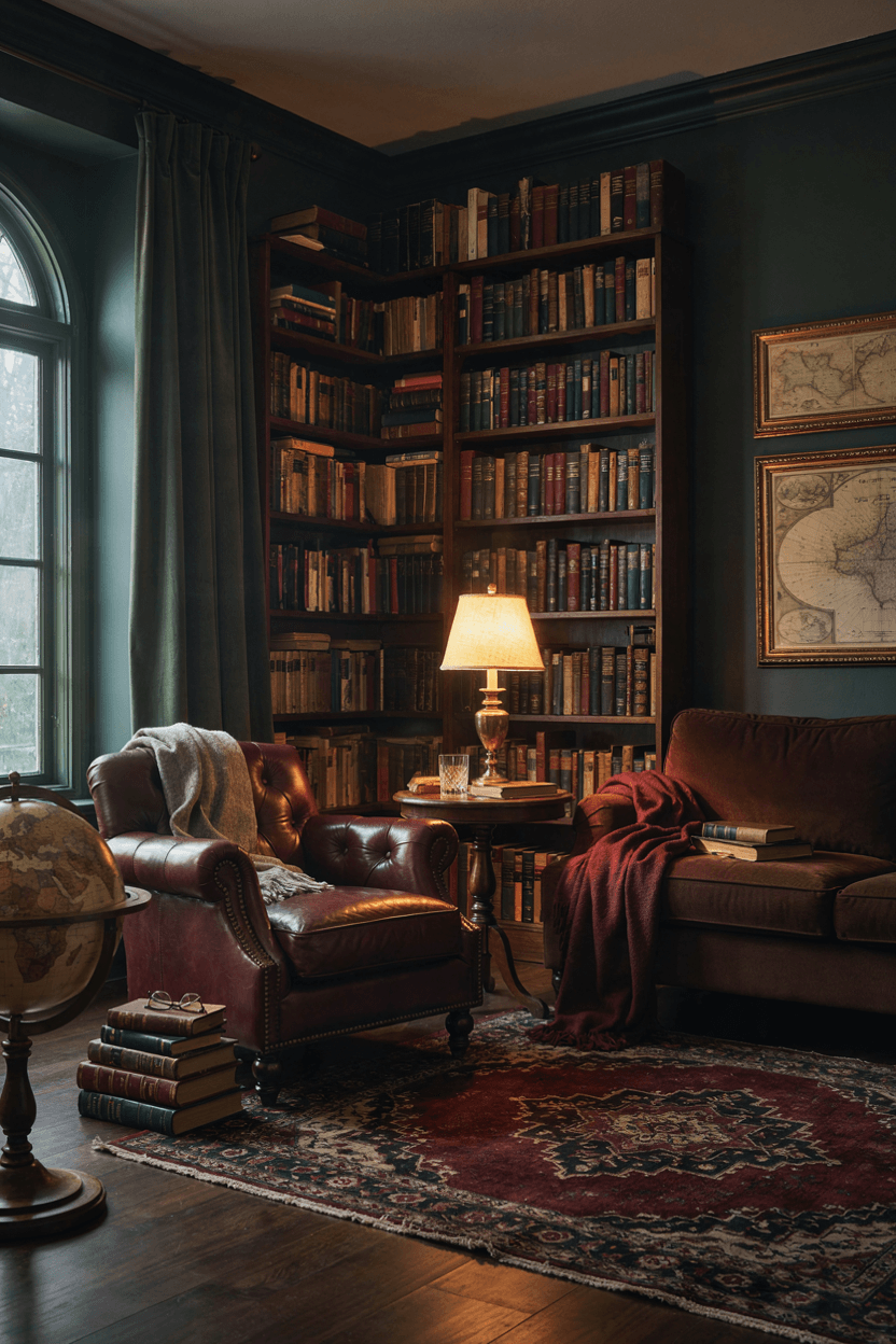 Dark Academia Style – home decor idea