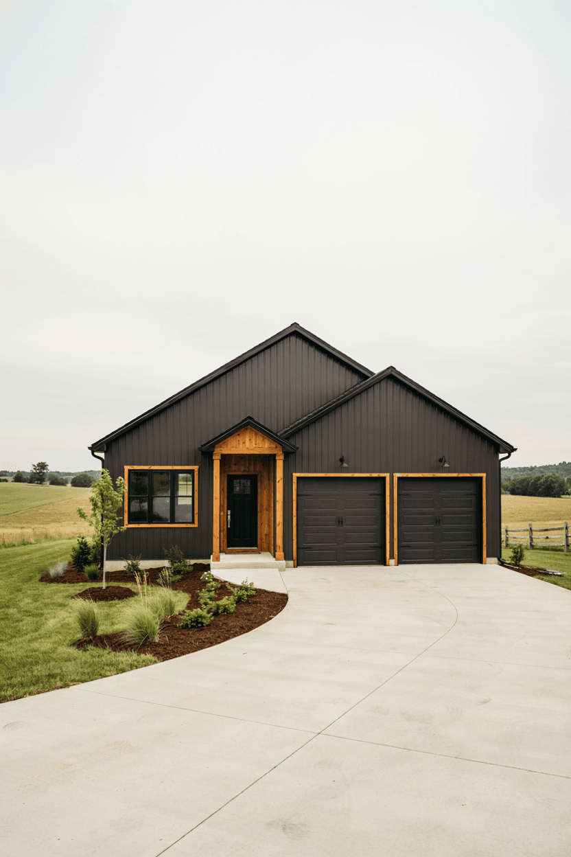 Barndominium with Garage – home decor idea