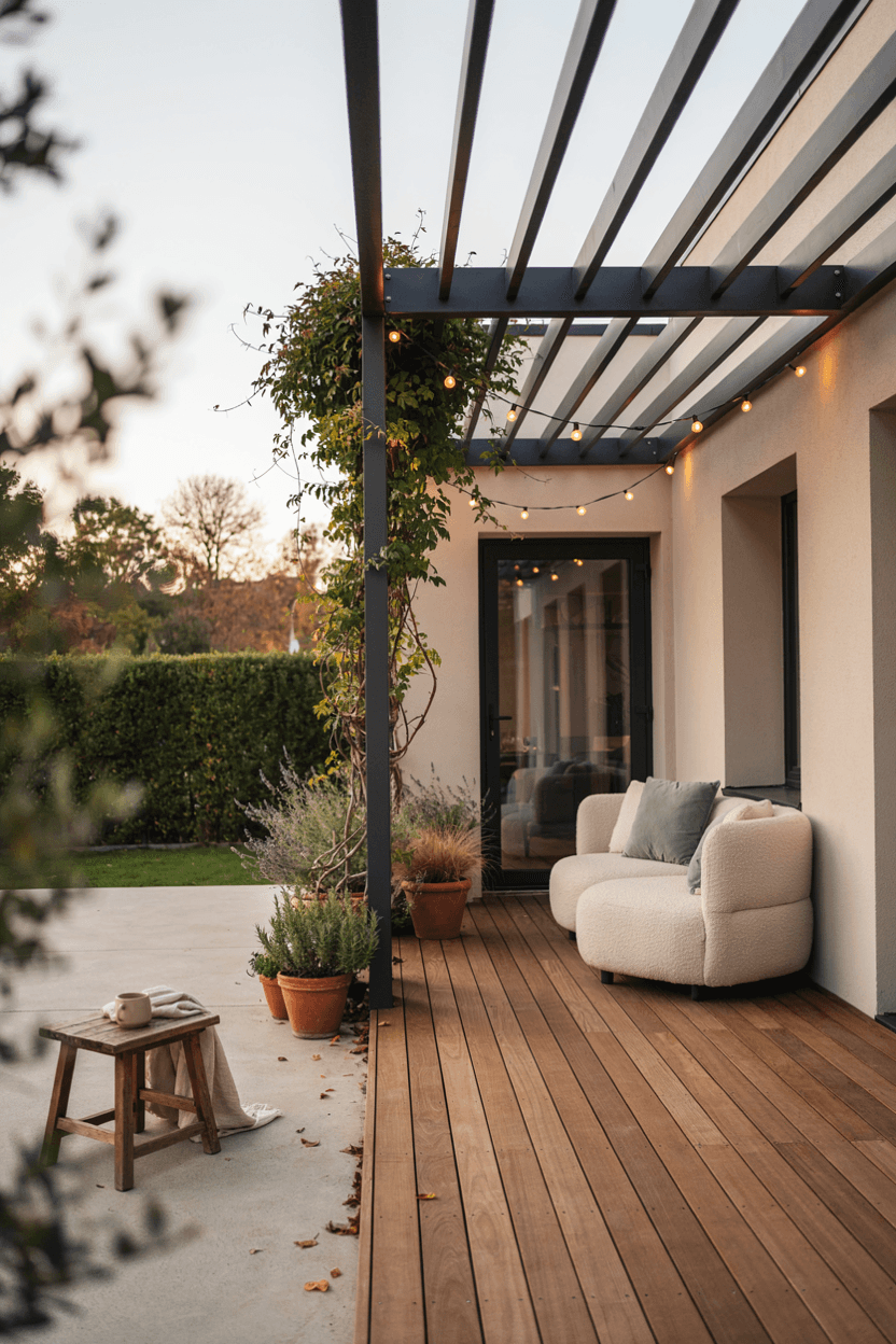 Covered Pergola Deck Design – home decor idea